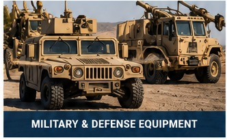 Military ground support vehicles and equipment