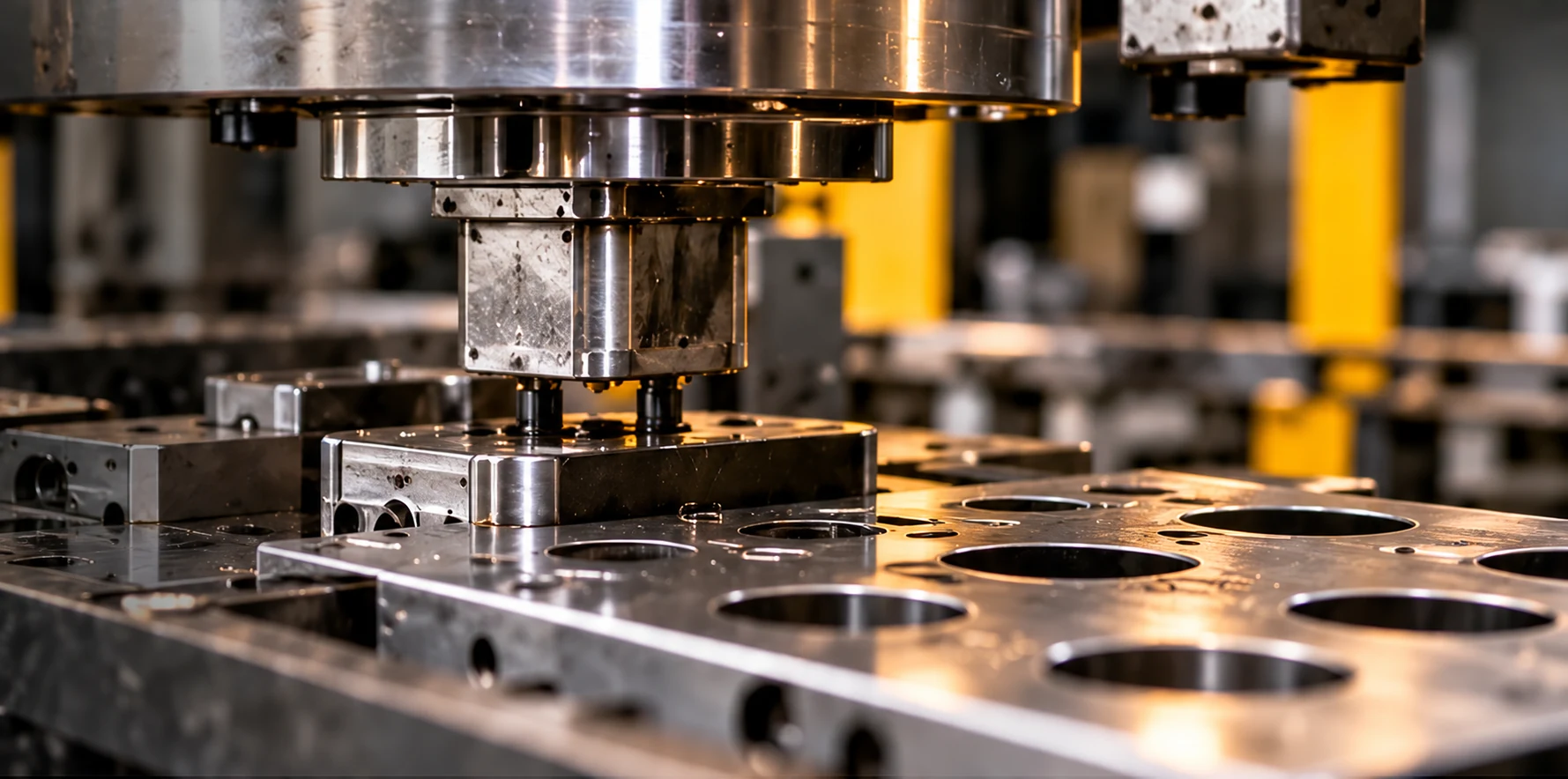 Metal forming and stamping press
