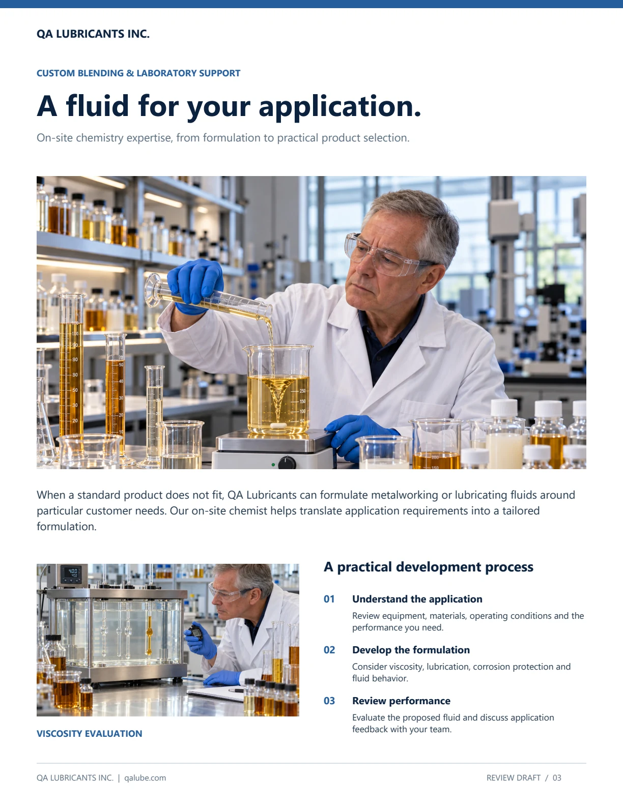 QA company brochure - updated, page 3 of 6