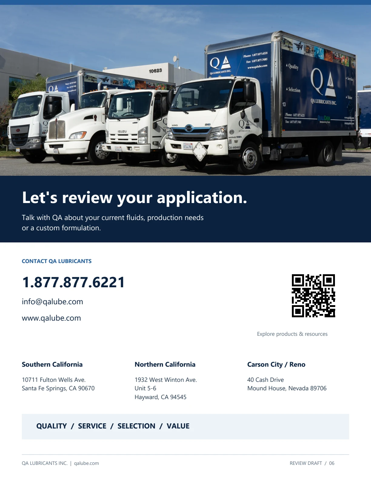 QA company brochure - updated, page 6 of 6